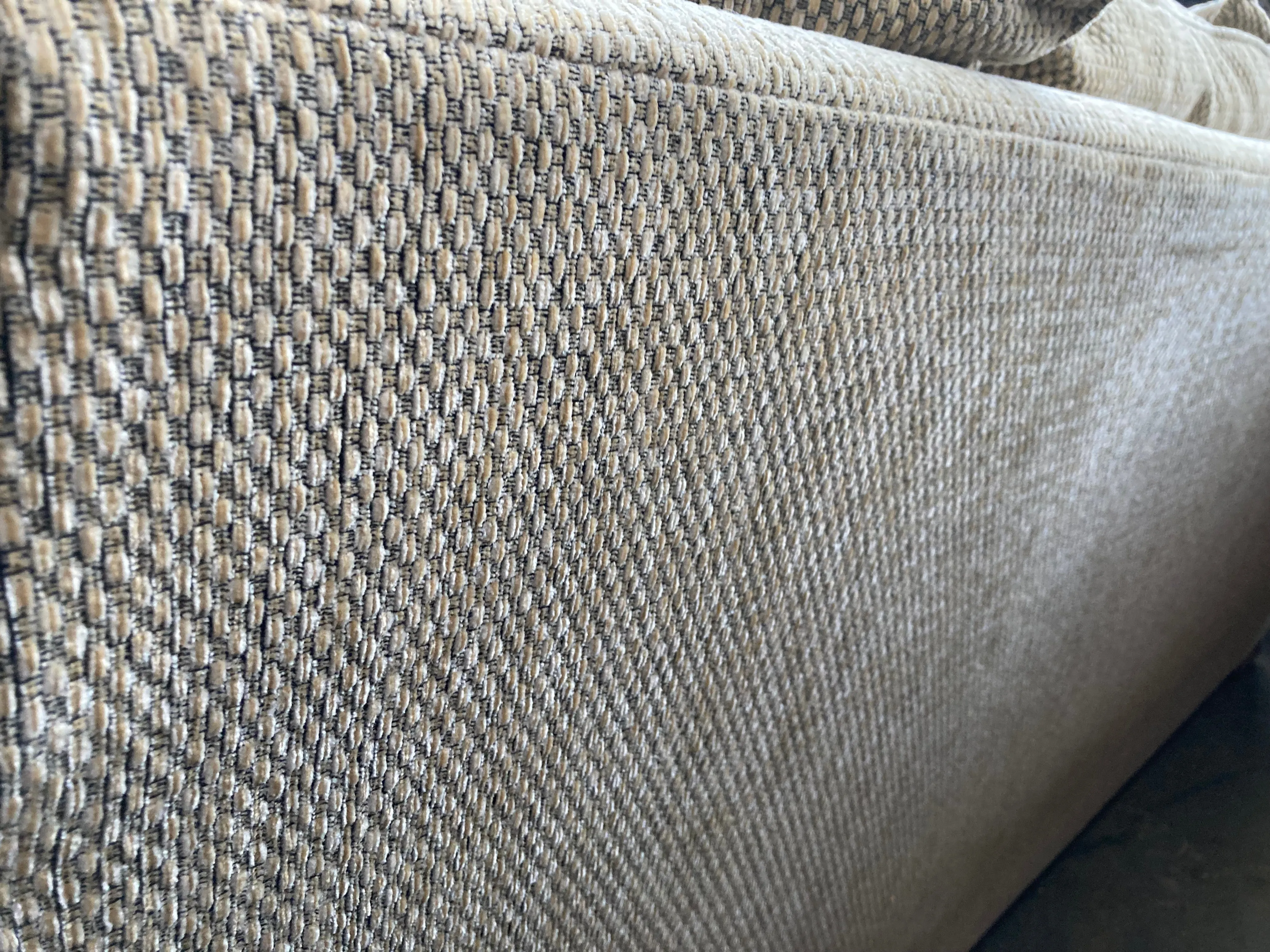 3 seater high quality woven fabric sofa with reversible cushions