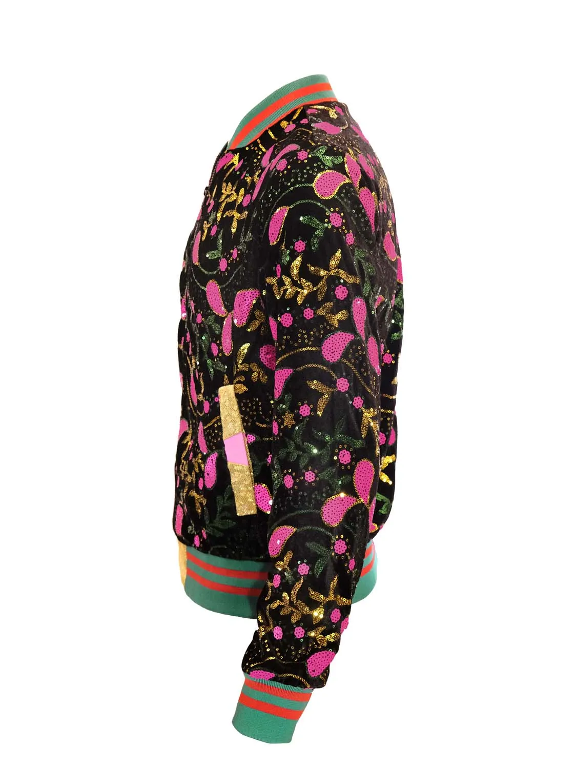 Absolutely Fabulous | Disarray Sequin Bomber Jacket | Unisex
