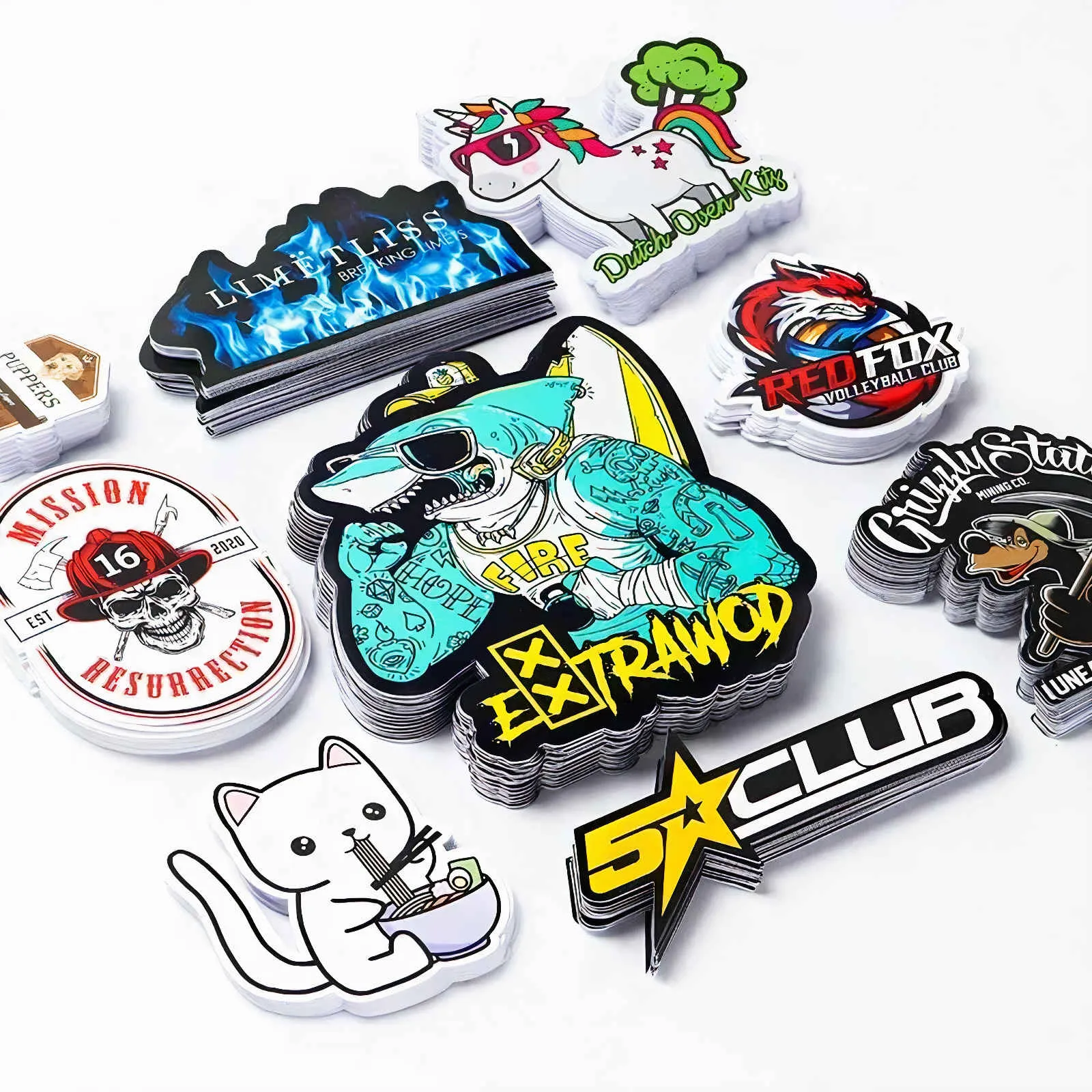 Artwork Turned Into Custom Stickers