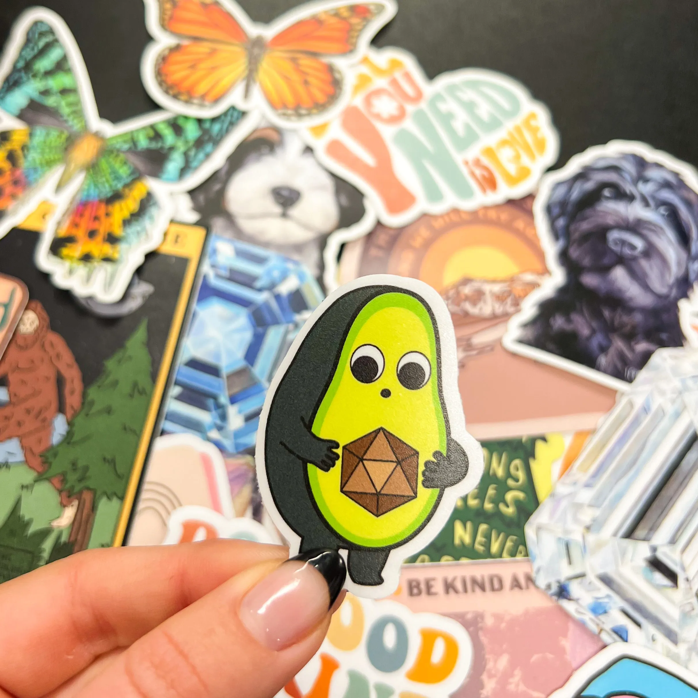 Artwork Turned Into Custom Stickers