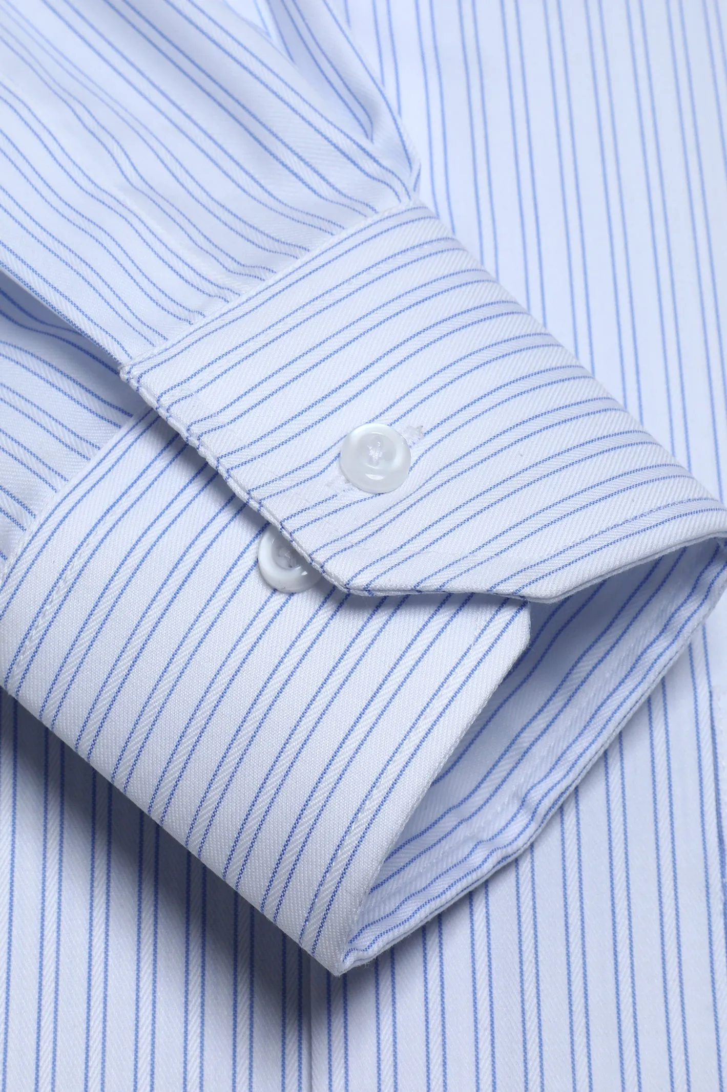 Blue Double Stripe Formal Shirt