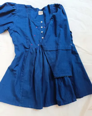 Blue heart top