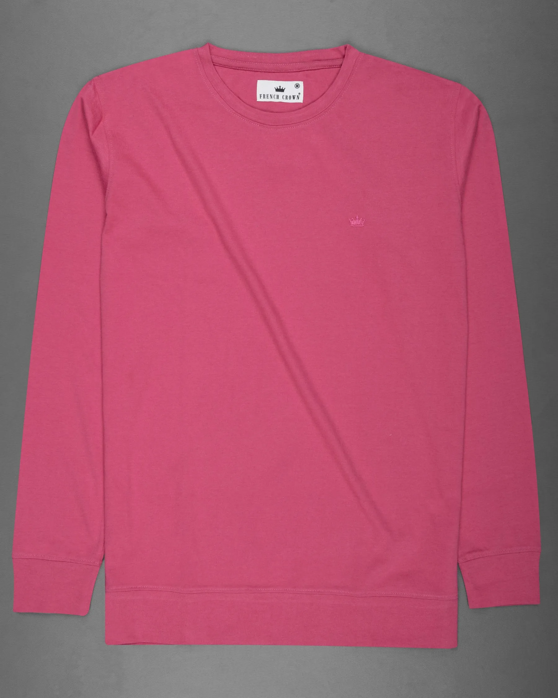 Blush Pink Full Sleeve Super Soft Premium Cotton Sweatshirt