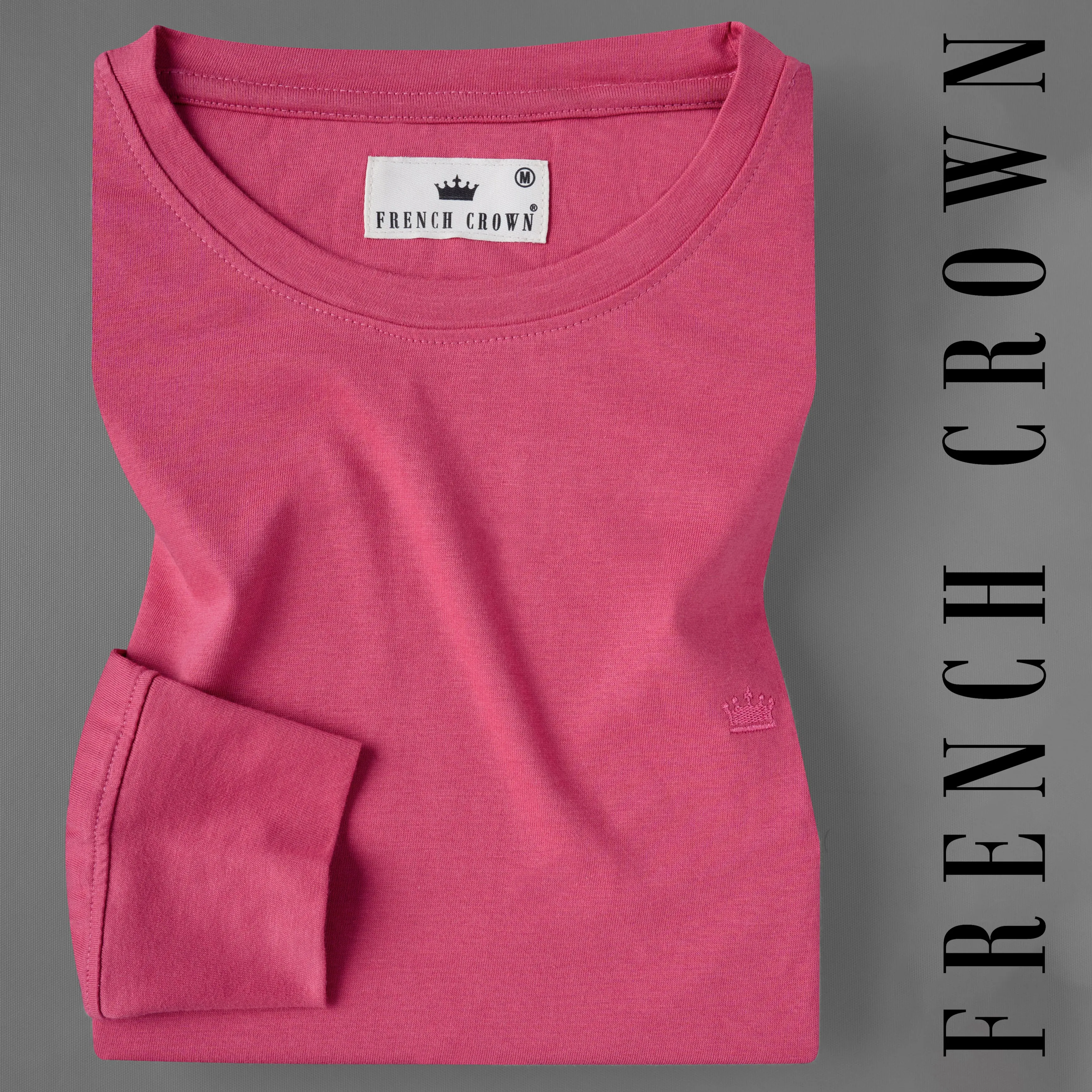 Blush Pink Full Sleeve Super Soft Premium Cotton Sweatshirt