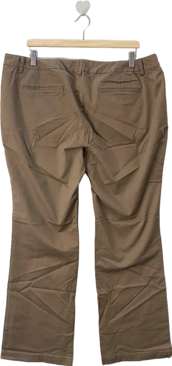 Boden Brown Flare Chinos UK 14