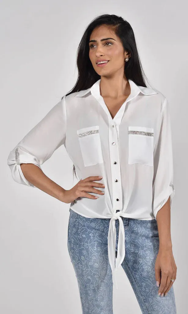 BUTTON UP BLOUSE