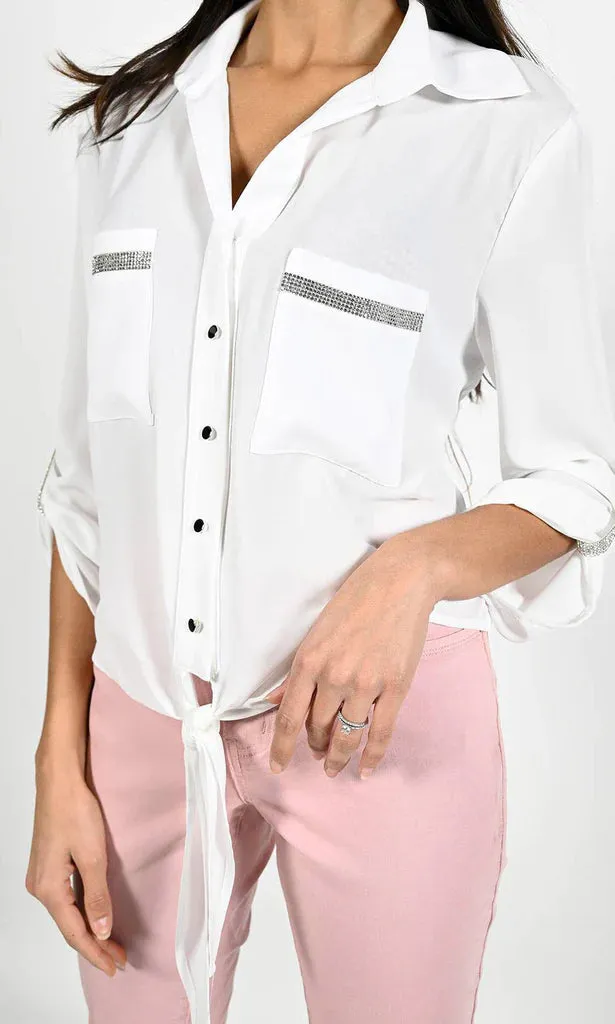 BUTTON UP BLOUSE