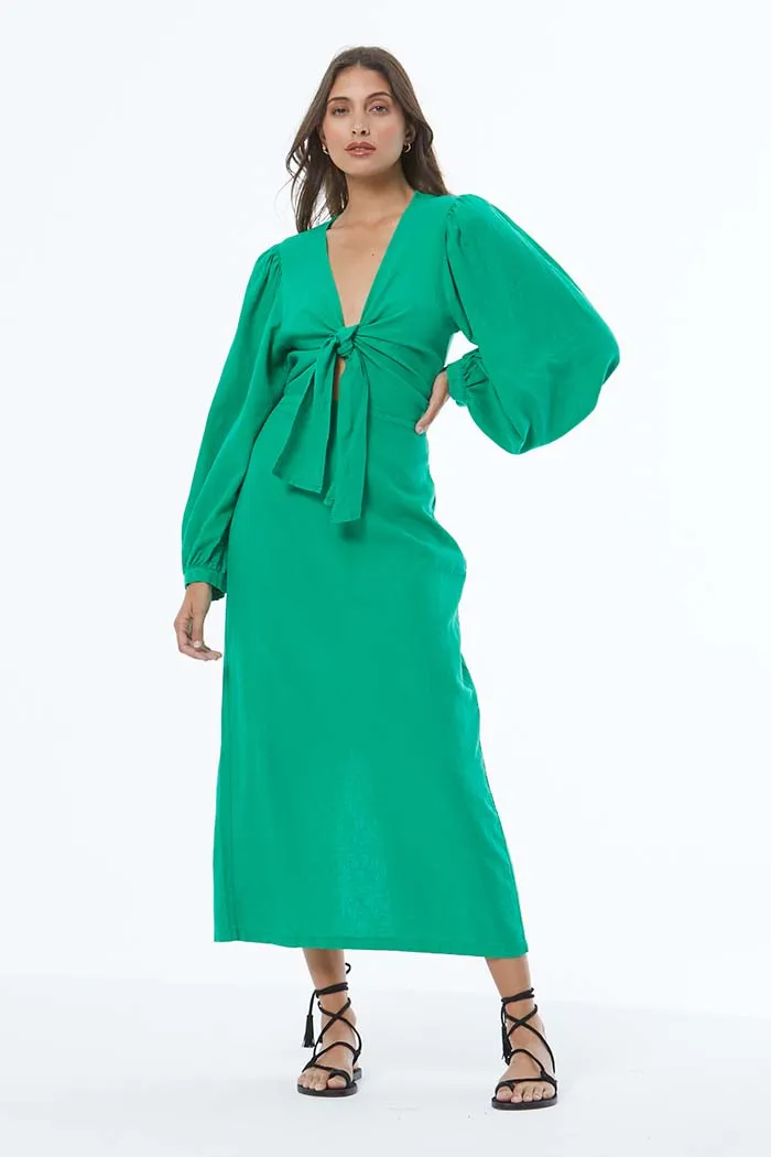 Caza Dress // Island Green Pigment ~ NO RETURNS