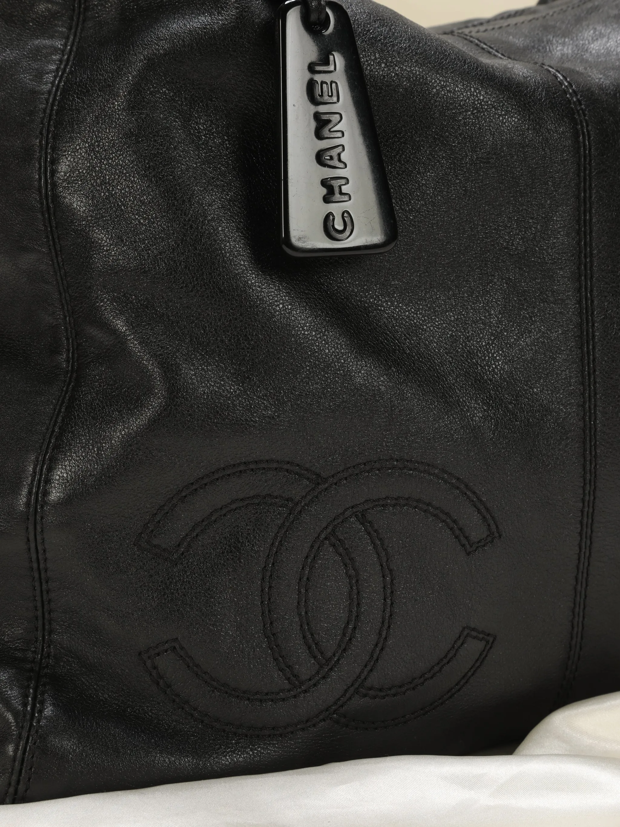 Chanel Timeless Lambskin and Acrylic Hobo
