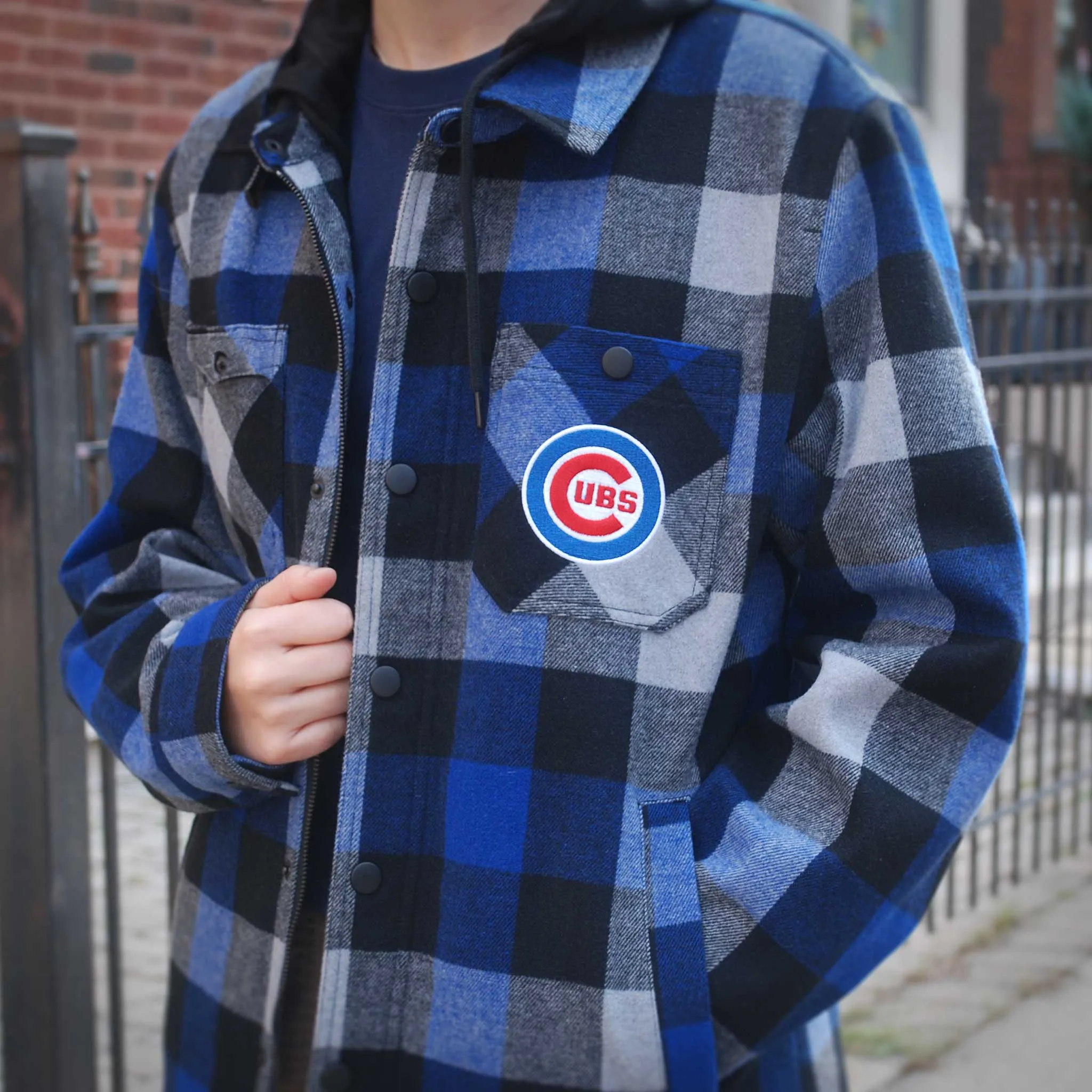 Chicago Cubs Patrick Flannel Sherpa Jacket