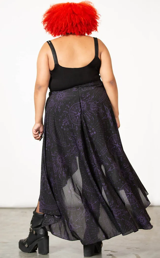 Corene Chiffon Maxi Skirt [Plus-Size]