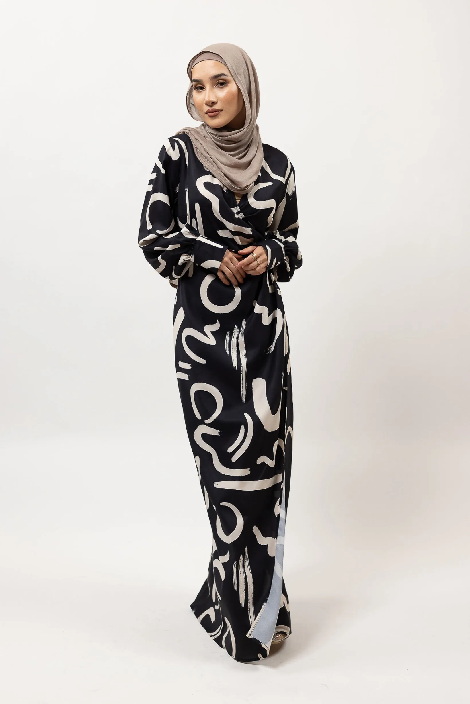 Diahla Printed Wrap Dress