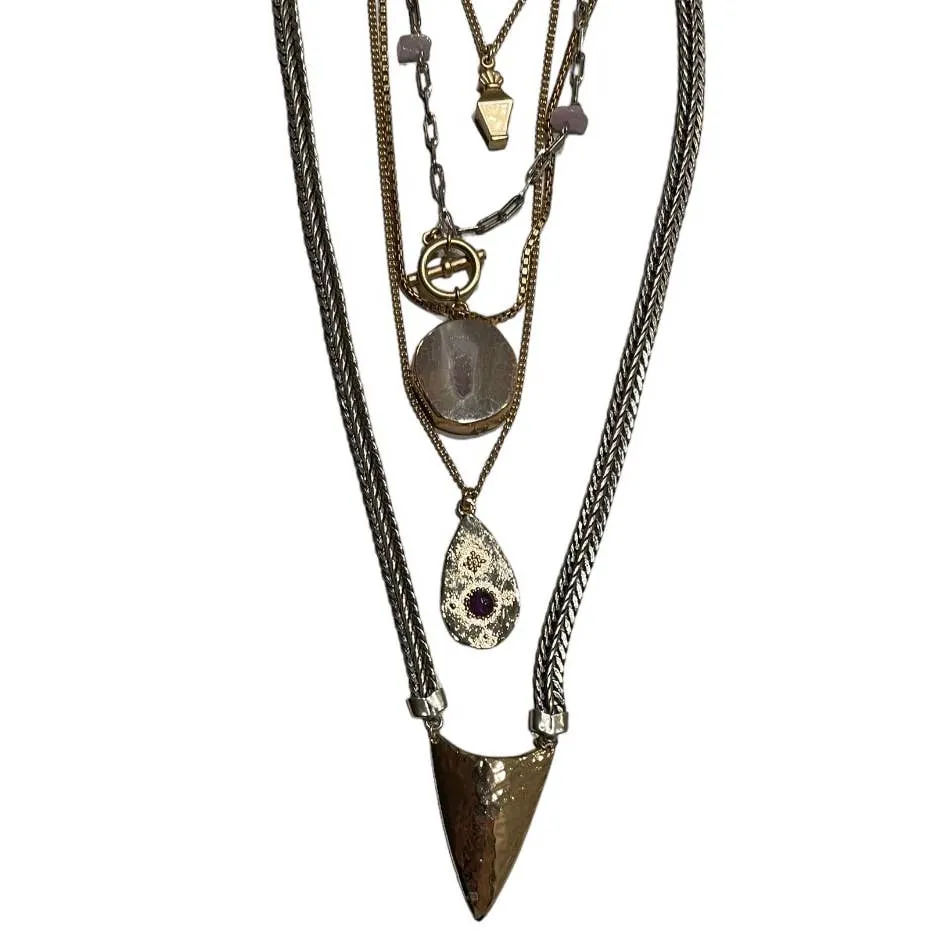 Free People Drover Six Strand Necklace New