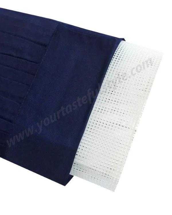 High-Quality Hibachi Chef Hat sets Dark blue