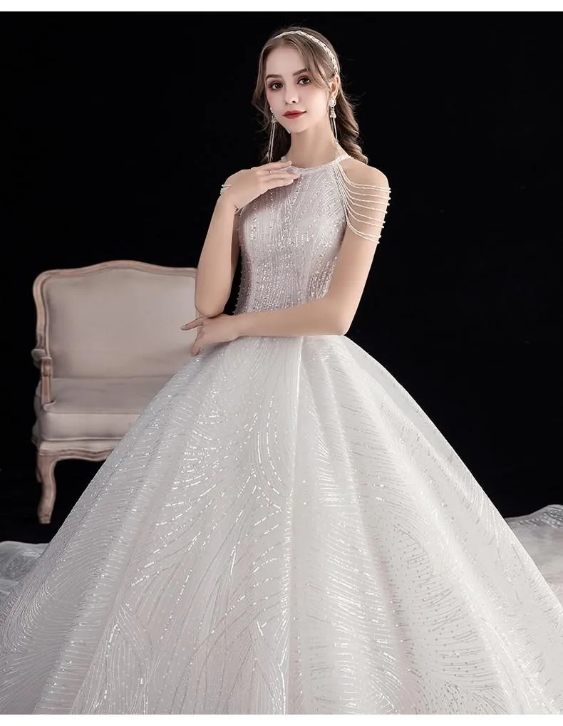 High Quality Luxury Lace Elegant Wedding Dress