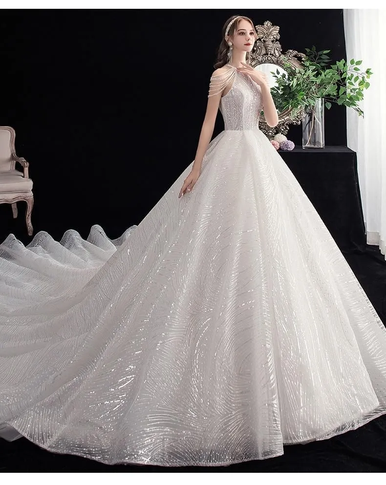 High Quality Luxury Lace Elegant Wedding Dress