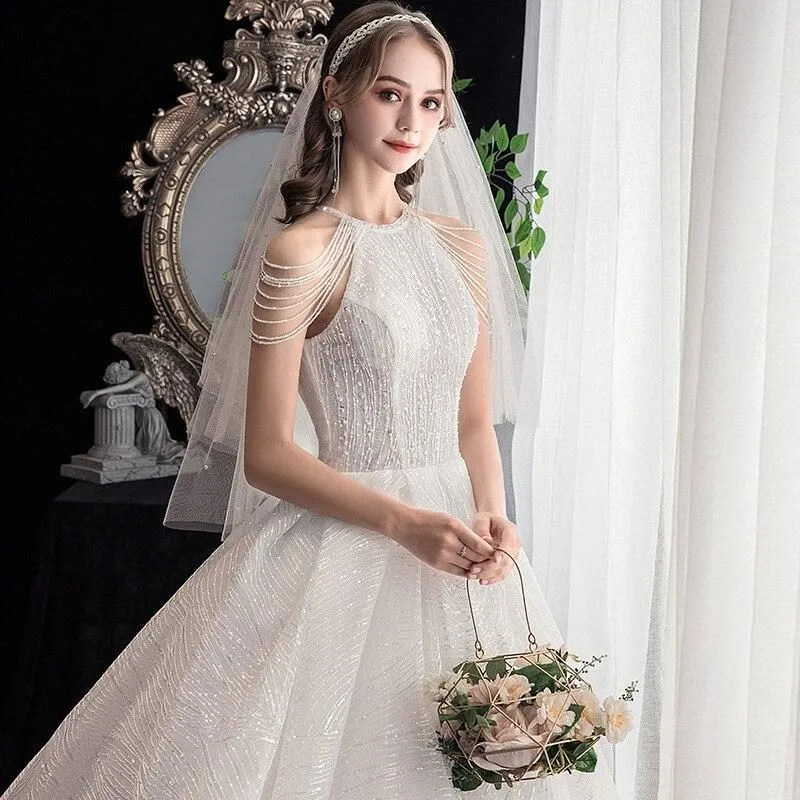 High Quality Luxury Lace Elegant Wedding Dress