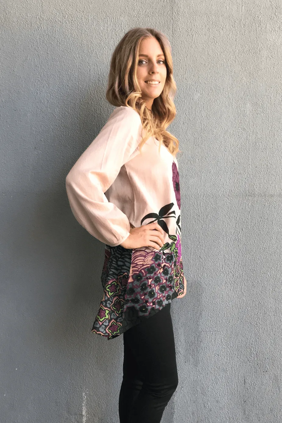 IRIS Tunic - Pink Print