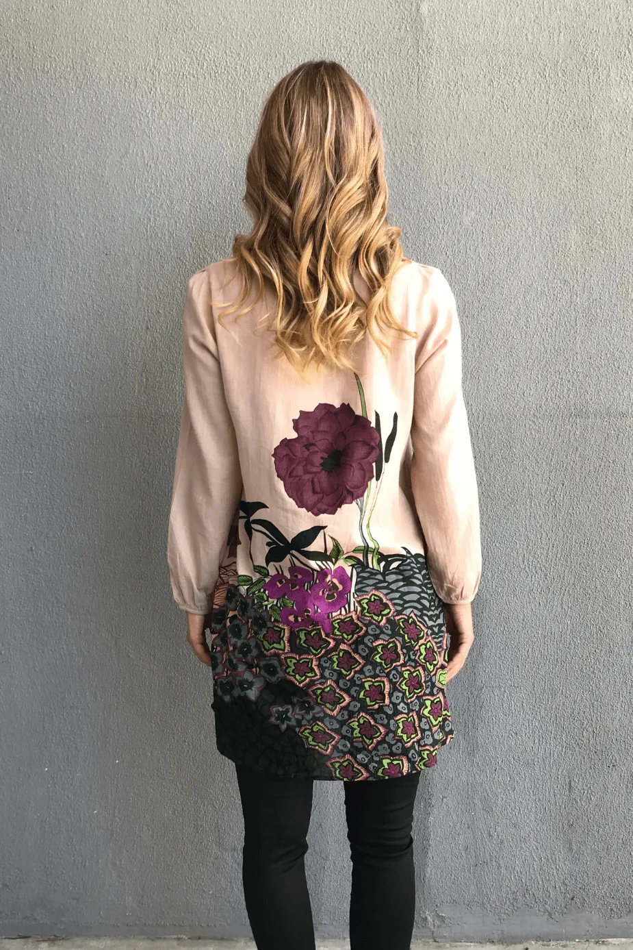IRIS Tunic - Pink Print