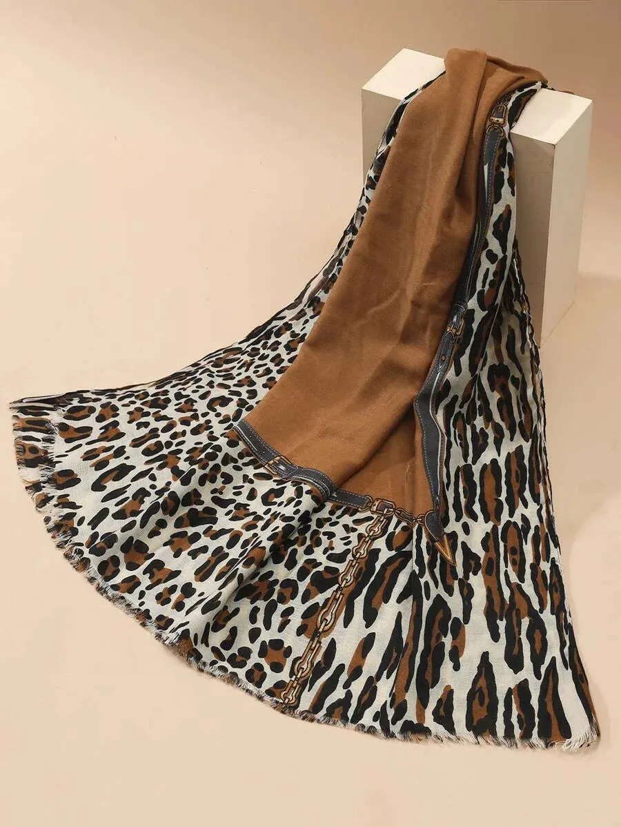 Leopard Pattern Scarf