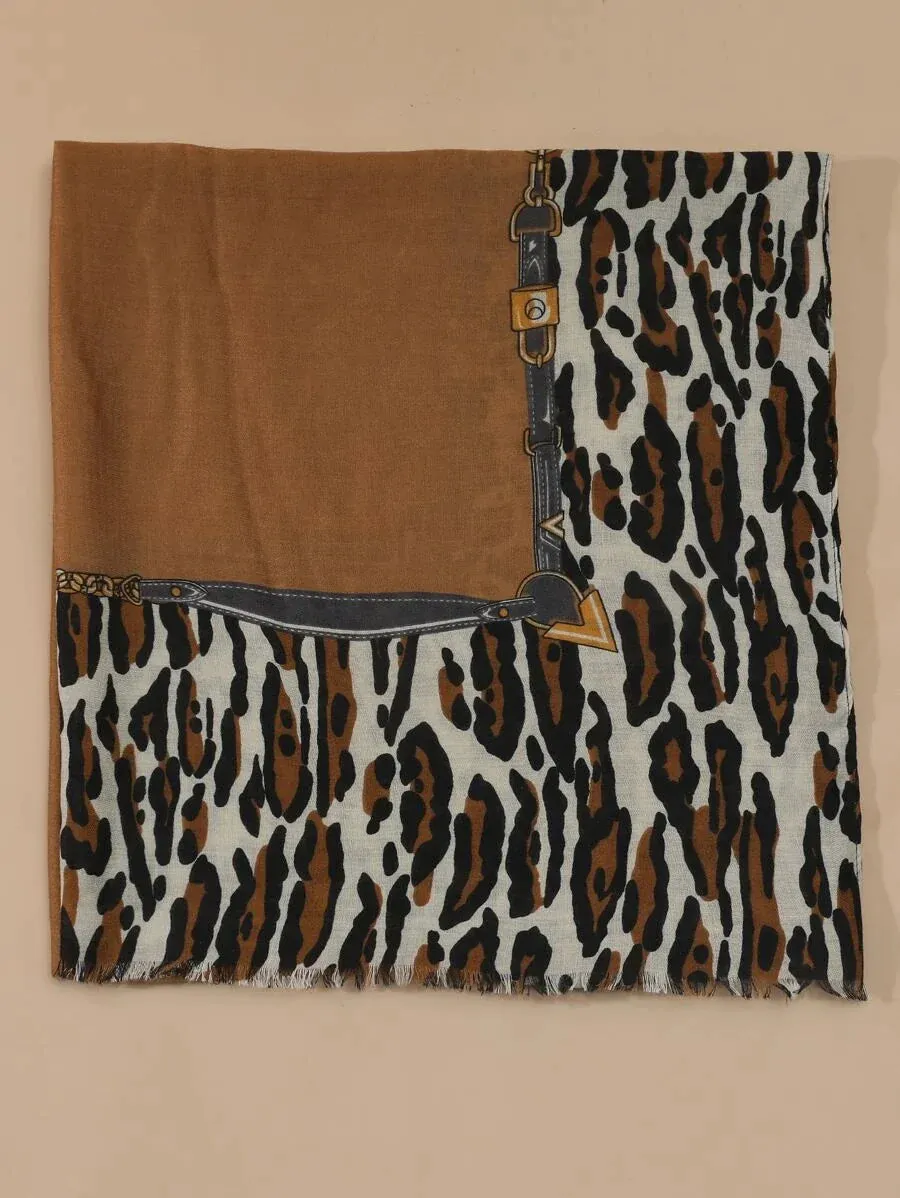 Leopard Pattern Scarf