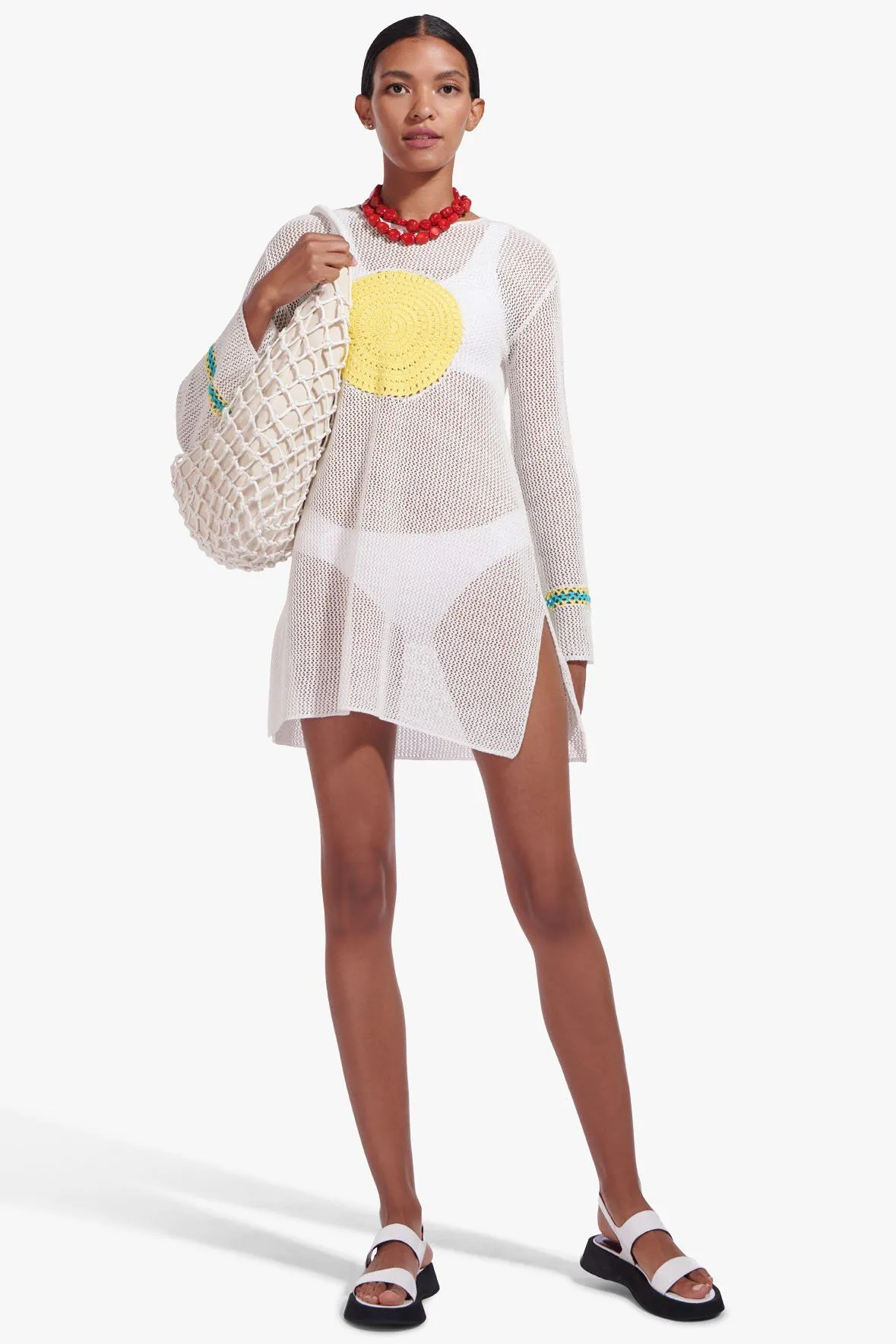 MARATEA TUNIC DRESS | WHITE