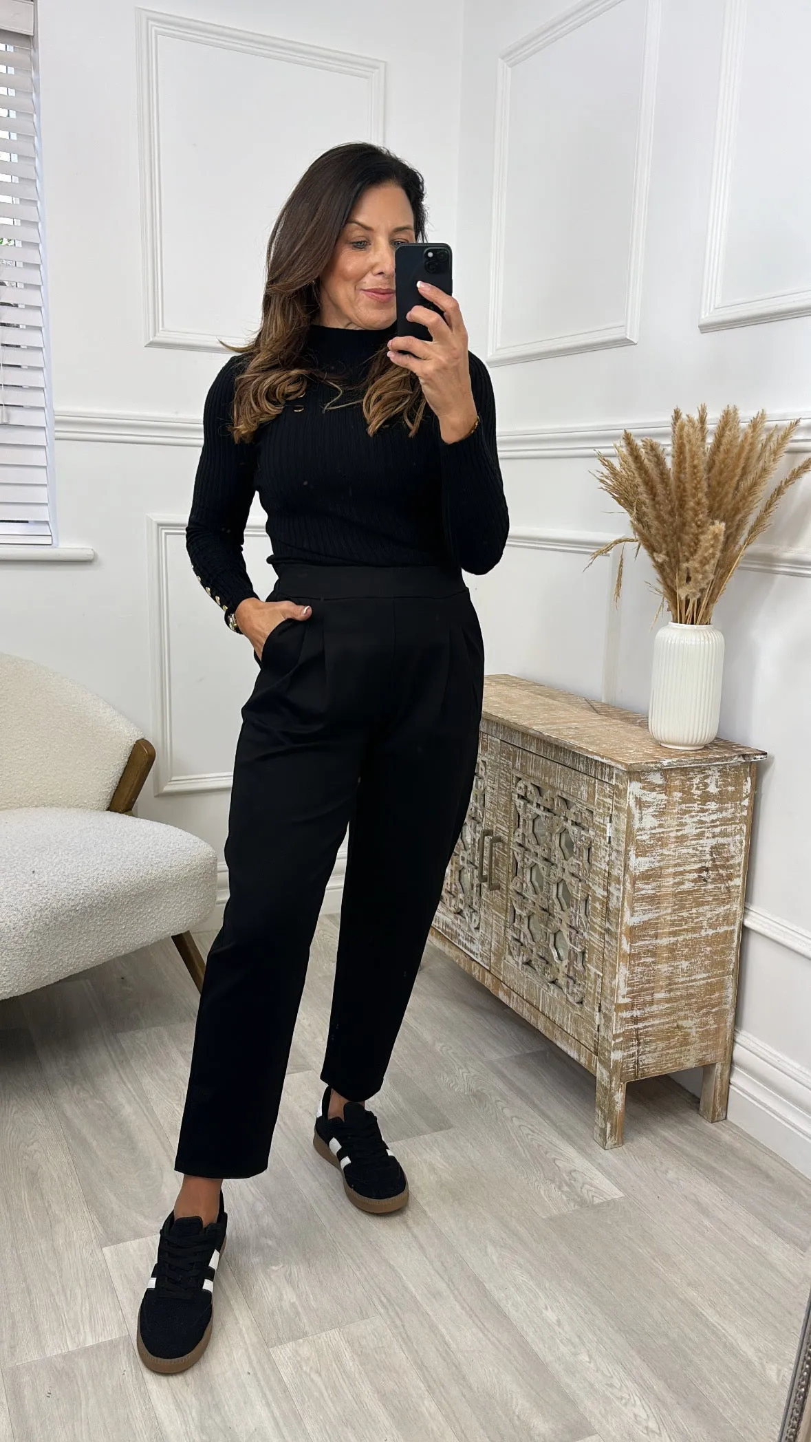 Maud Black Buggy Joggers