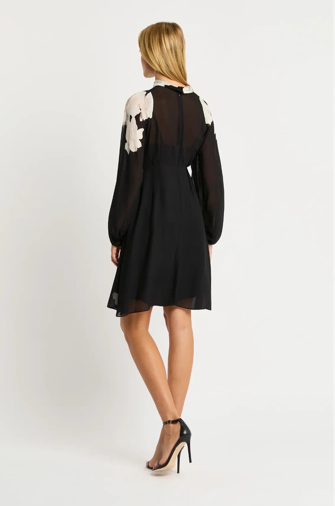 Moss & Spy Trinity Dress - Black/Ivory