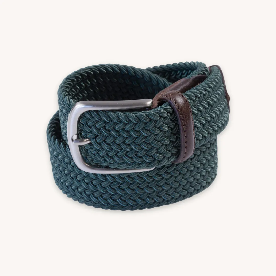 Moss Green Elastic Belt