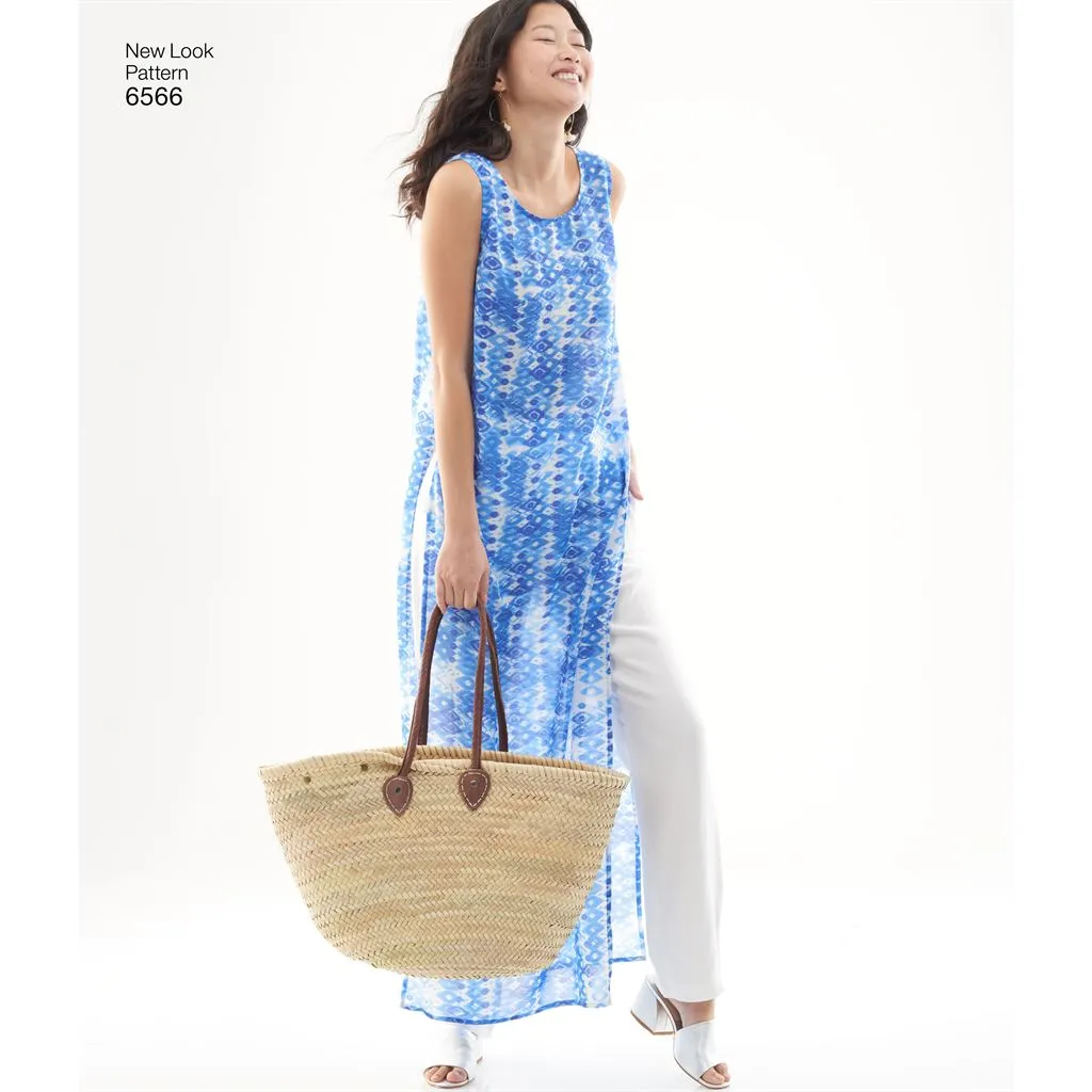 New Look Pattern 6566 Women's Tunic, Top and Pants