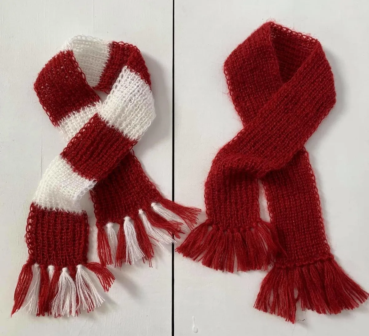 Newborn Knit Scarf - Choose Color
