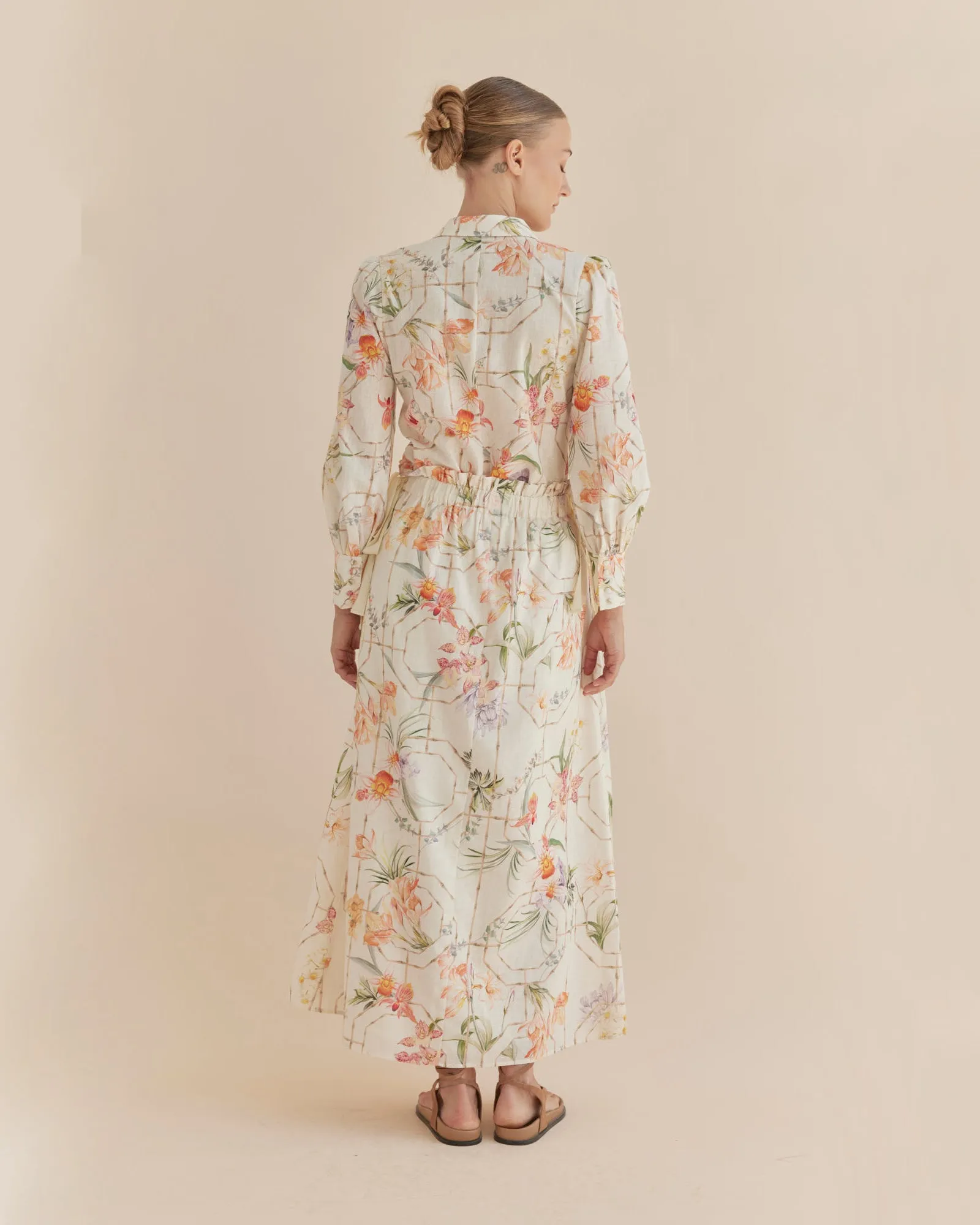 Orangerie Bow Detail Maxi Skirt