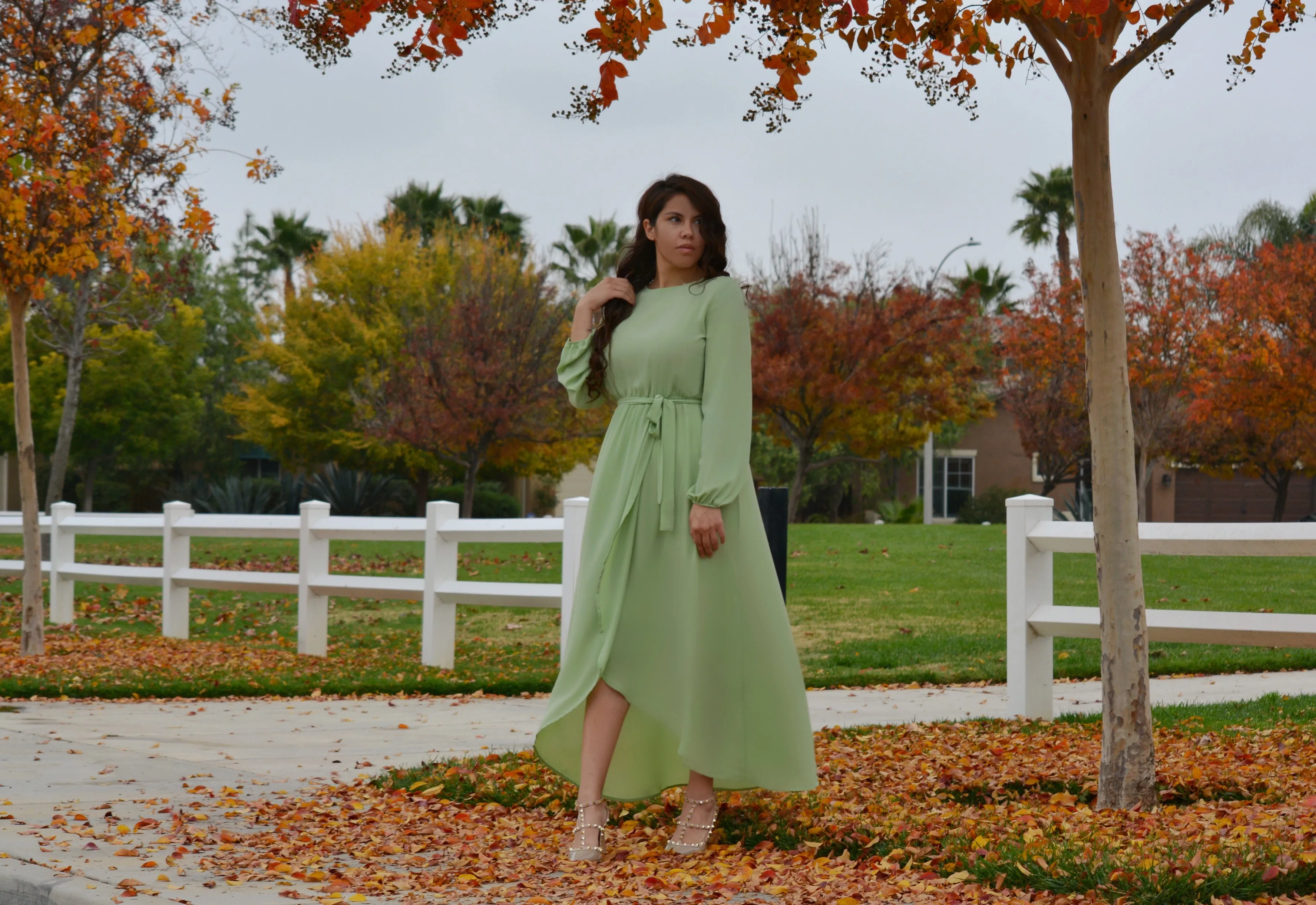 Paris Mint Maxi Dress