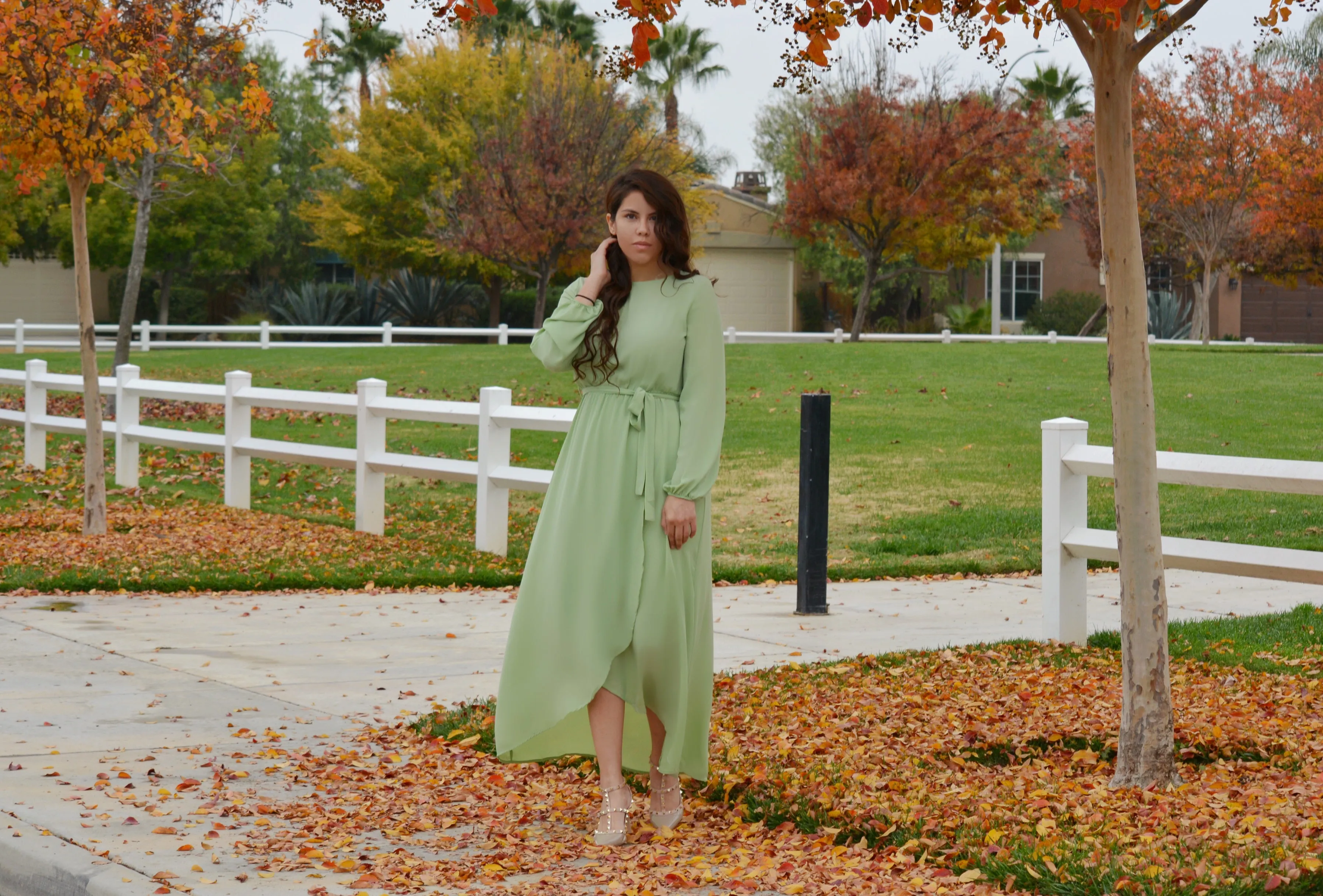 Paris Mint Maxi Dress