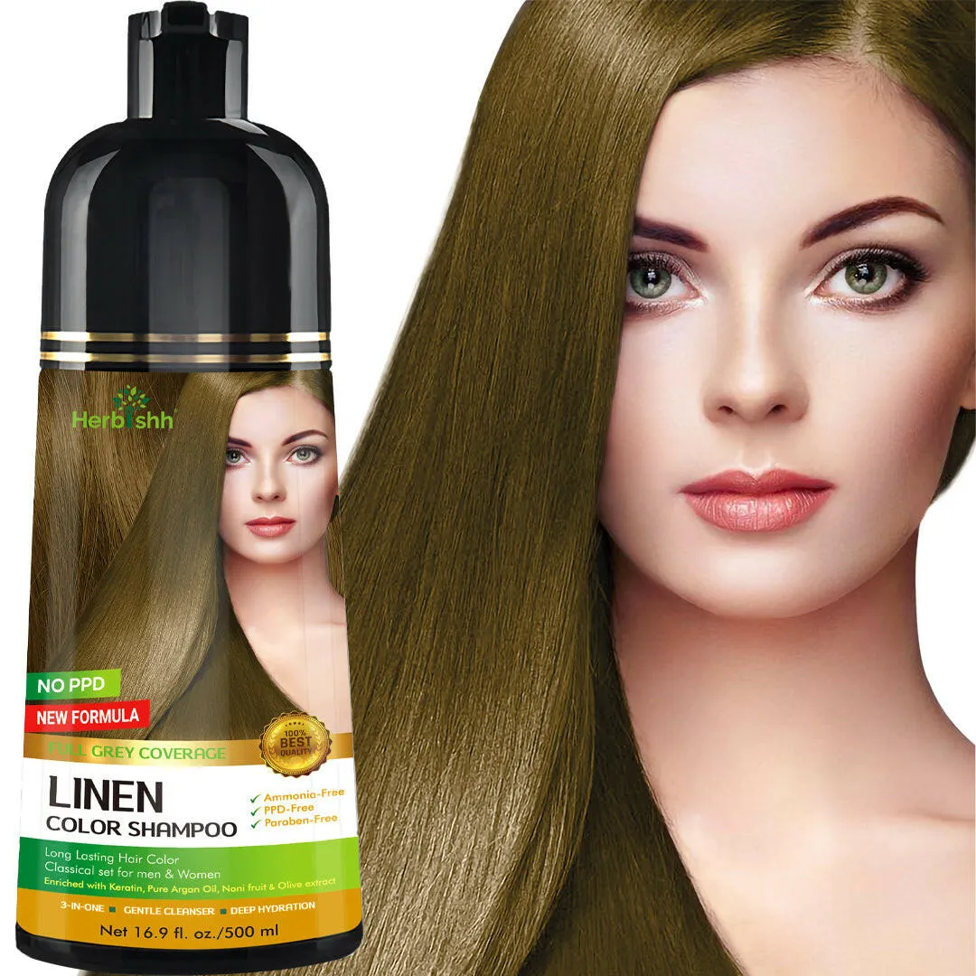 PPD Free Color Shampoo Linen - Herbishh