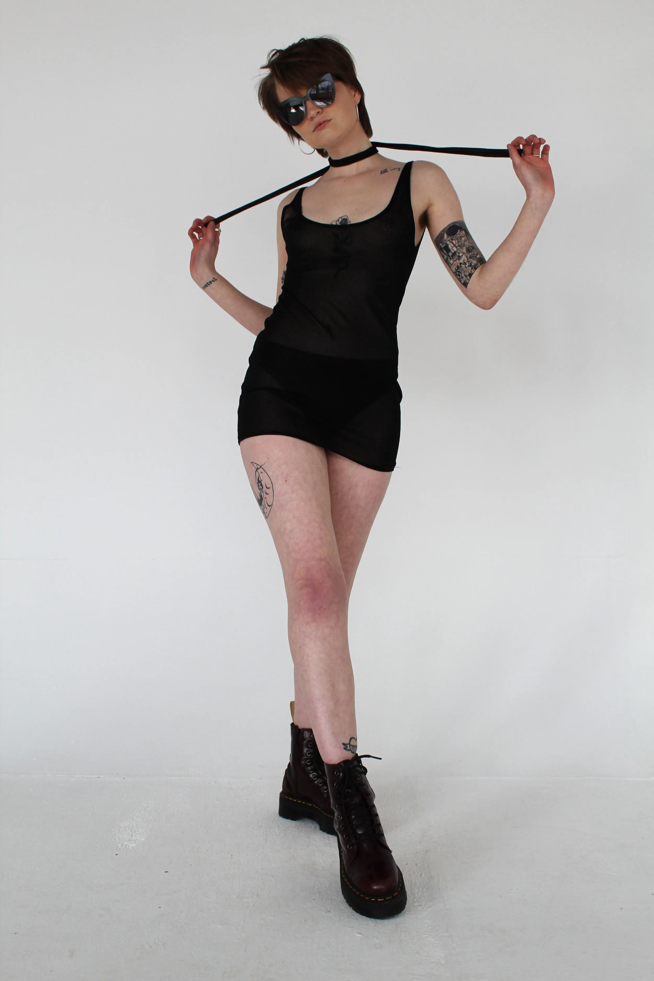 Rock n roll queen black mini set