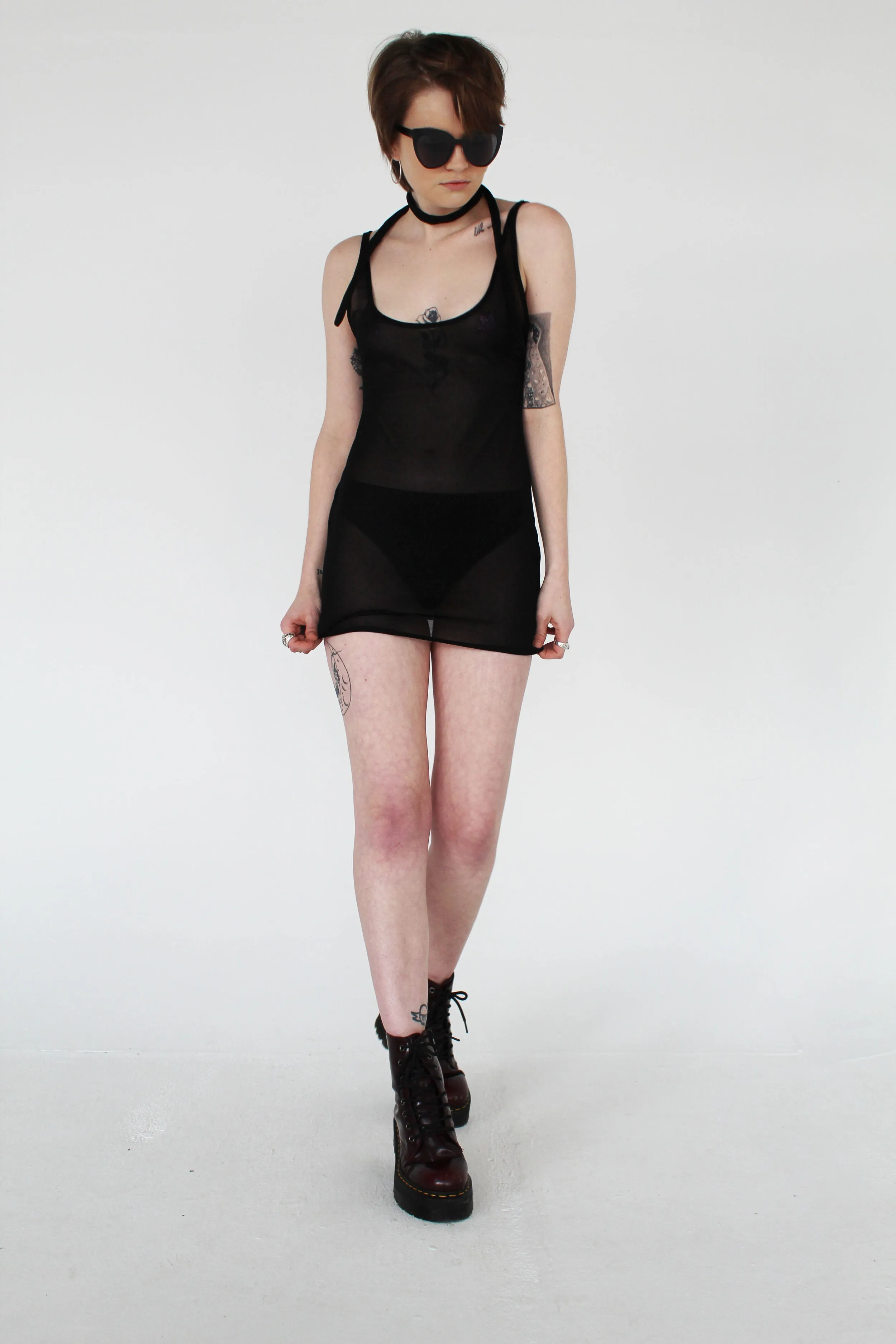 Rock n roll queen black mini set