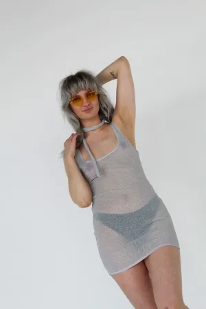 Rock n roll queen silver mini set