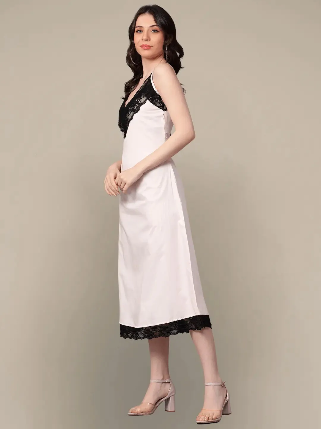 Rose Water Low Back Slip Dress