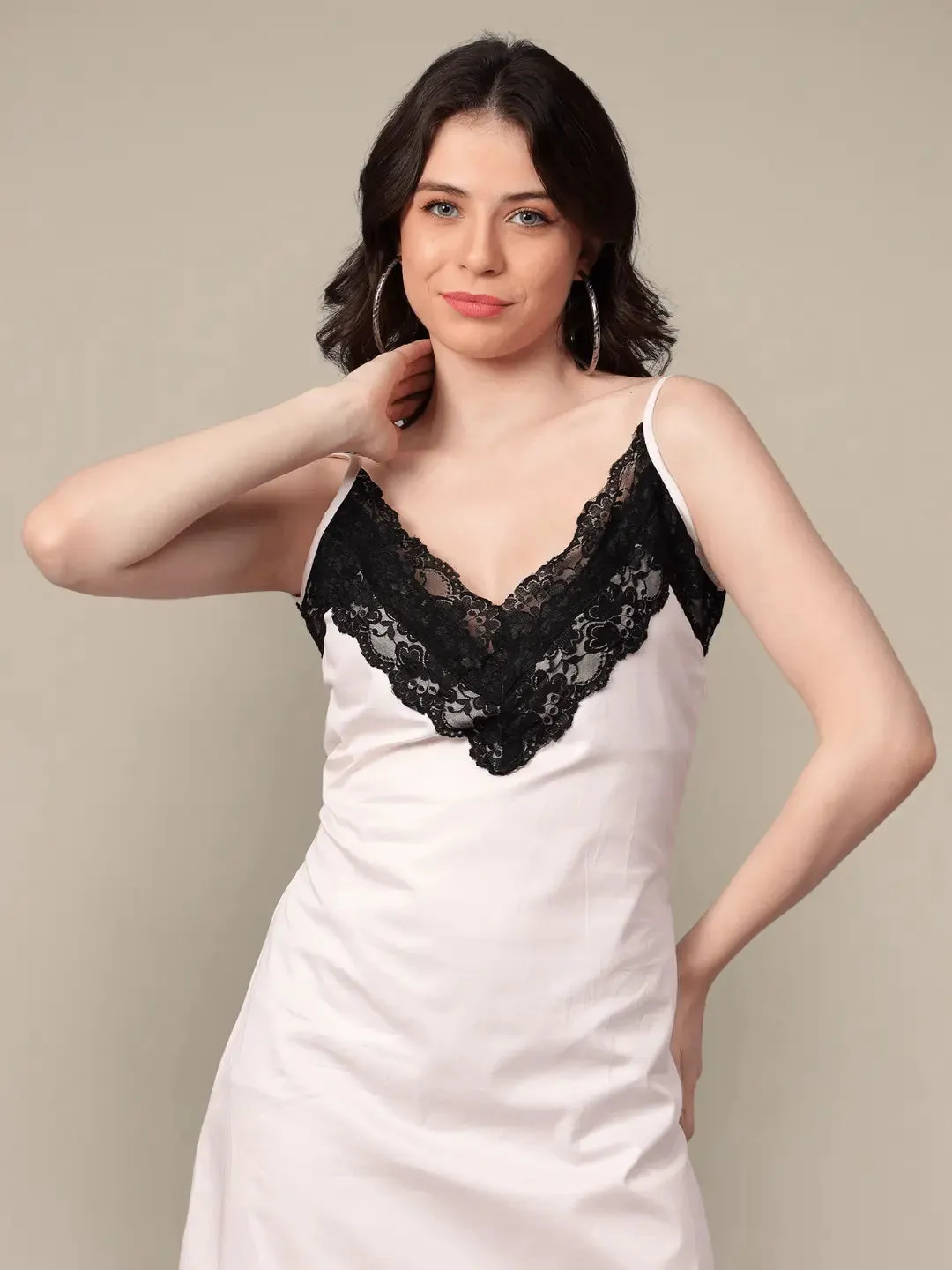 Rose Water Low Back Slip Dress