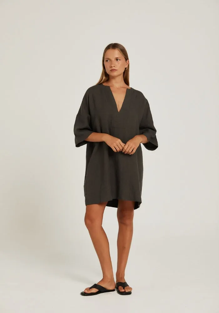 Summer Tunic - Charcoal