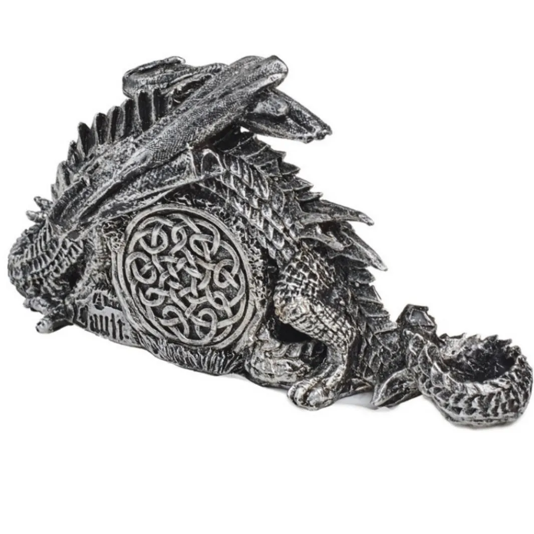 The Dragonlore Desk Clock | Silver