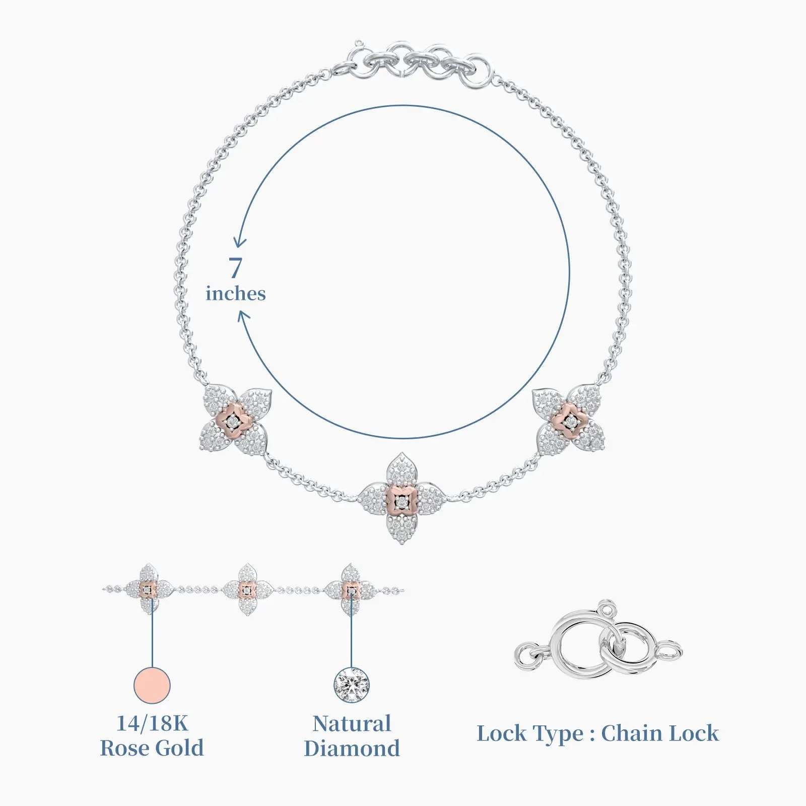 Timeless Kebaya Diamond Bracelet