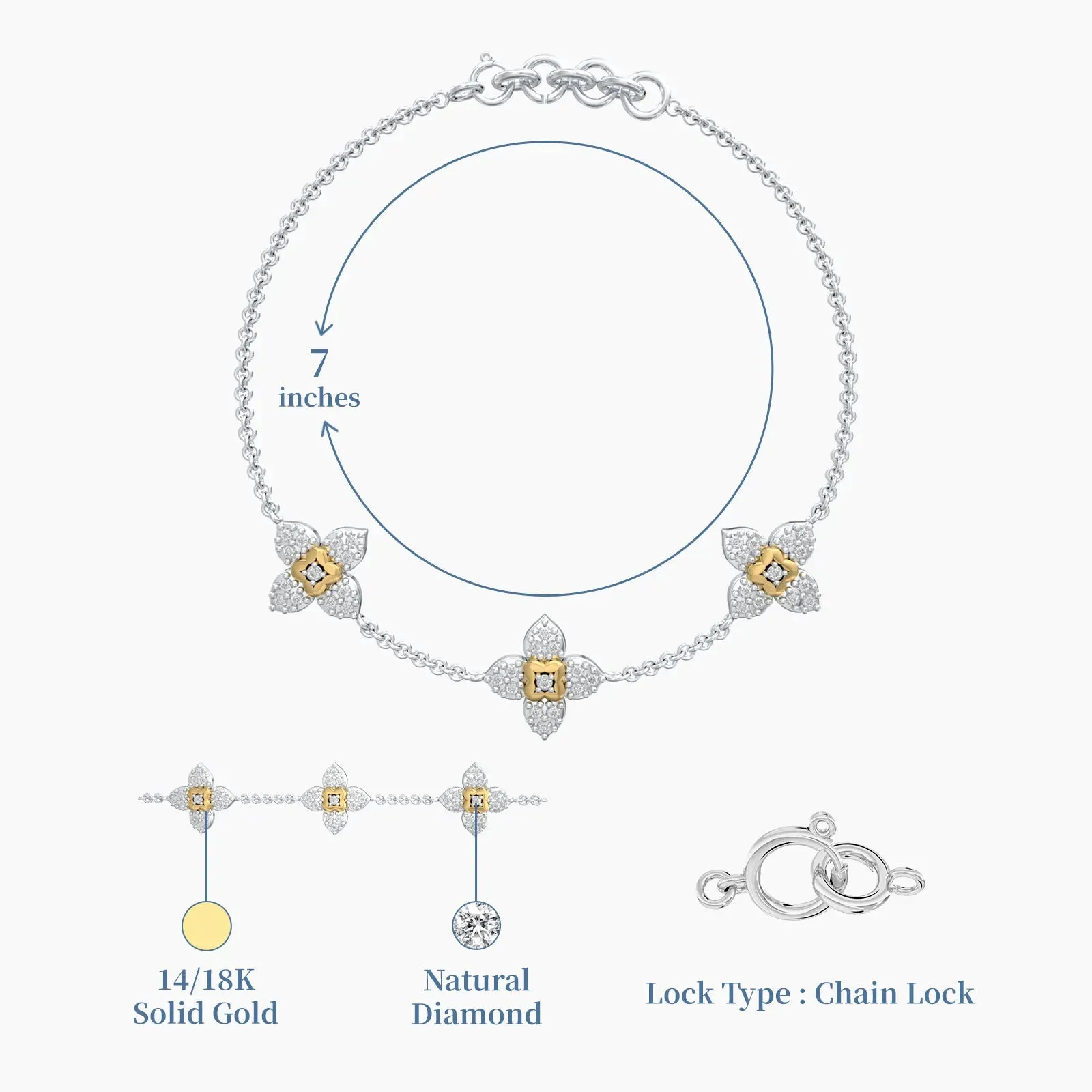Timeless Kebaya Diamond Bracelet