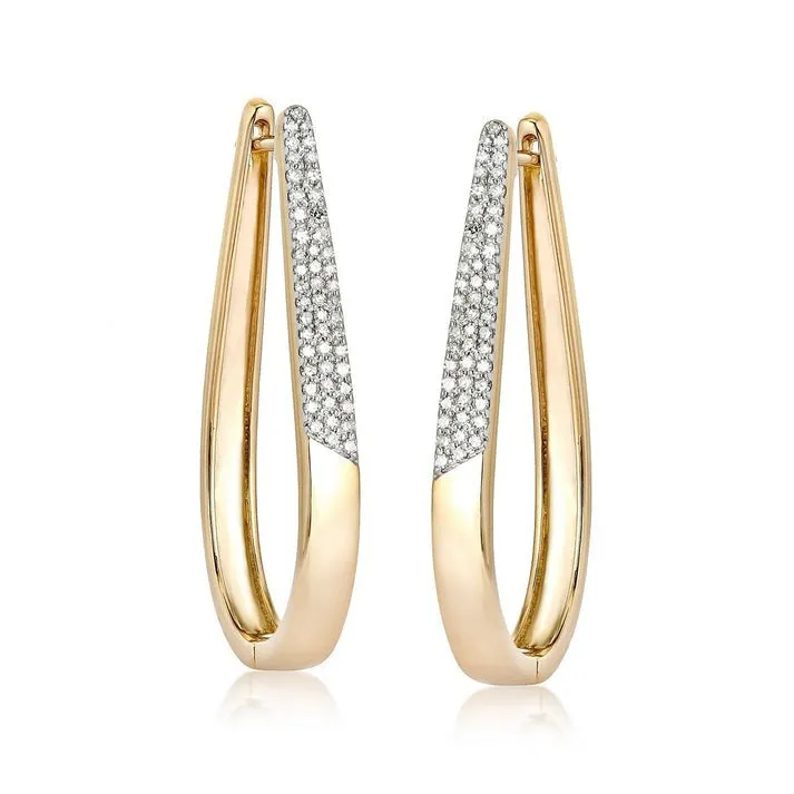 Timeless Treasure Hoops Diamond Earrings