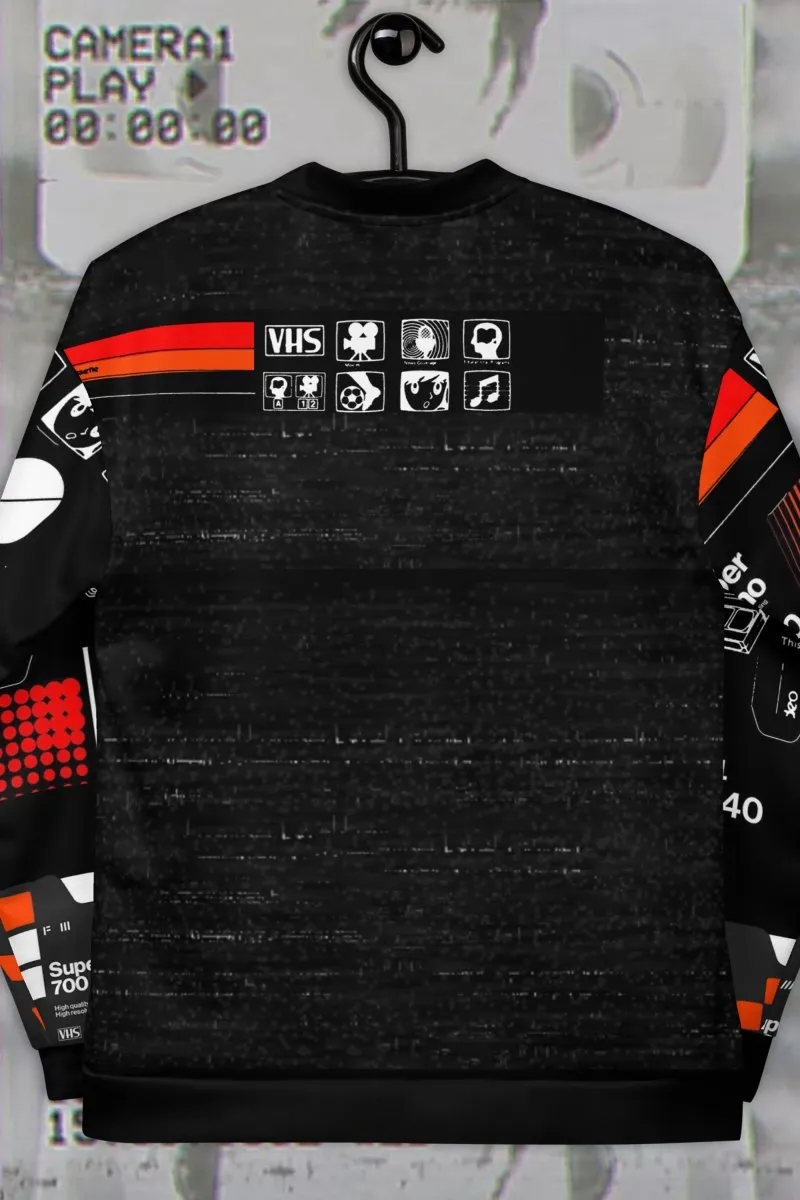 VHS Cassette Unisex Bomber Jacket