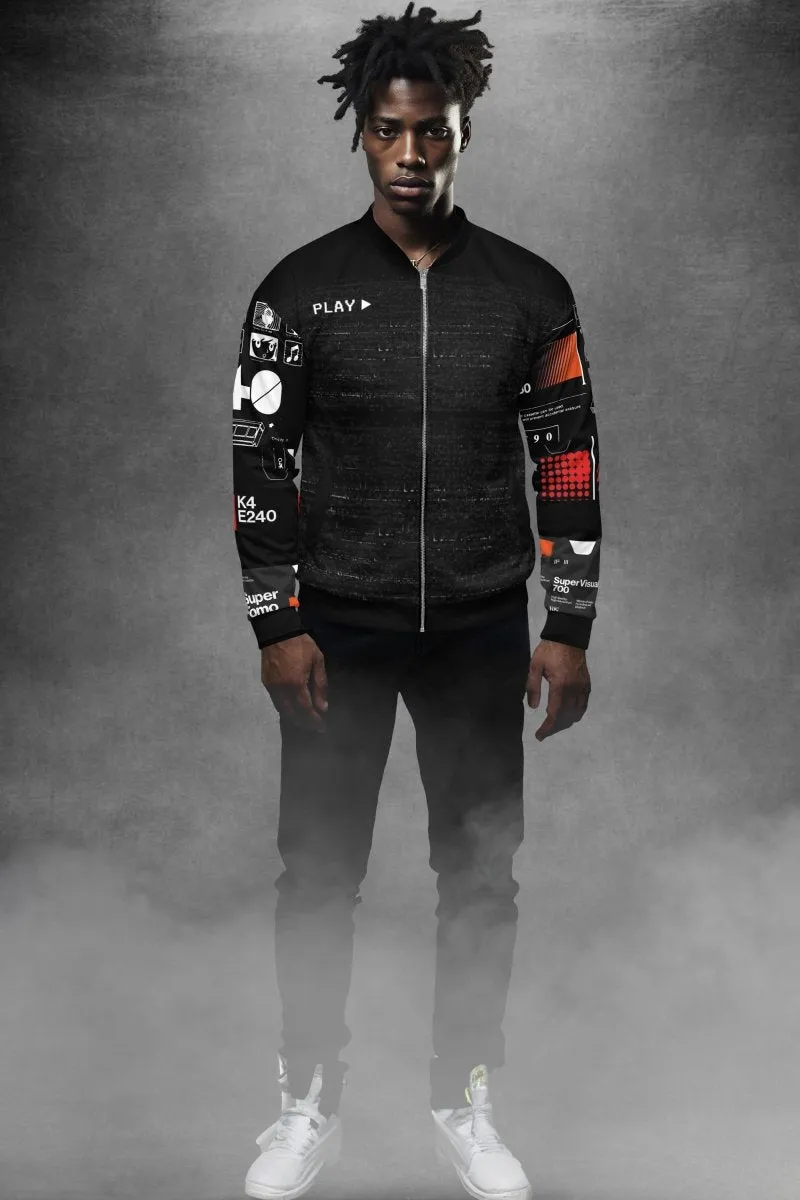 VHS Cassette Unisex Bomber Jacket